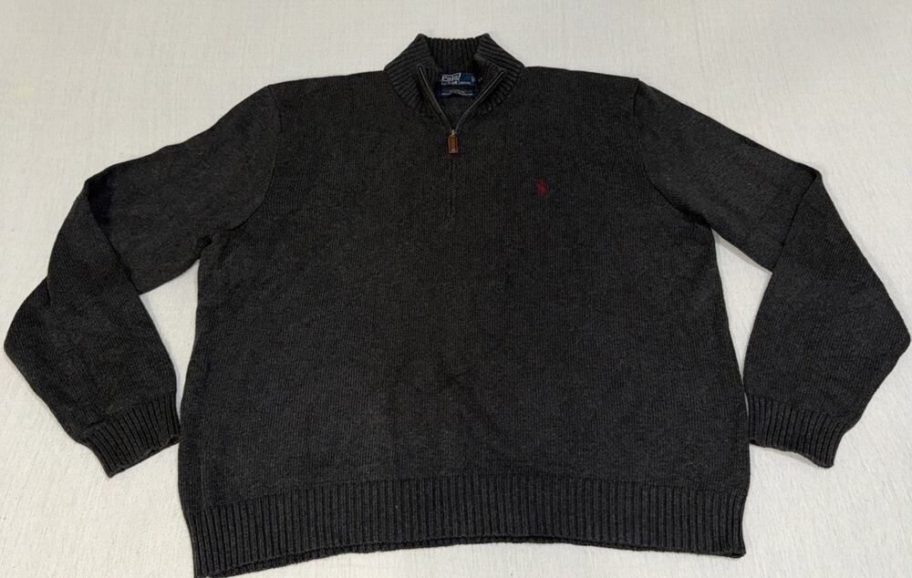 Polo by Ralph Lauren Black 100% COTTON EXCLUSIVE OF DECORATION Men’s 2XL EUC